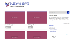 Desktop Screenshot of patrioticquotes.org